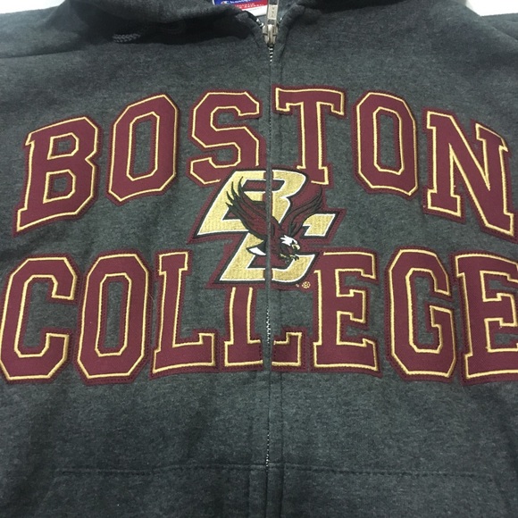 Boston College Champion Zip-Up Hoodie Size M - Picture 2 of 5